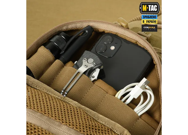 Сумка M-Tac Buckler Bag Elite Hex Coyote Фото 3